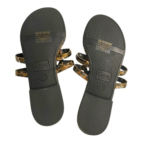 Circus by Sam Edelman Cherri Cheetah Leopard Animal Print Thong Sandals Size 9.5 - Picture 8 of 12
